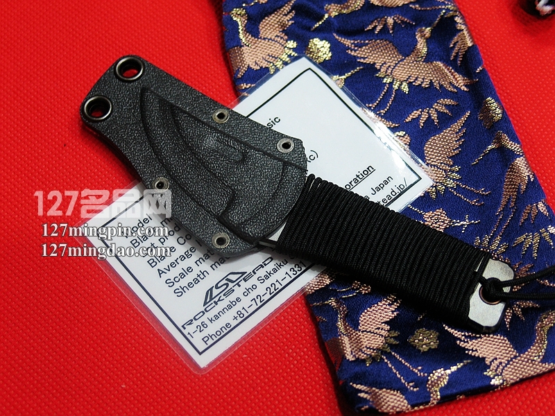 日本花田洋 ROCKSTEAD CHOU 长 YXR-7钢材HPC镀膜绳柄小颈刀