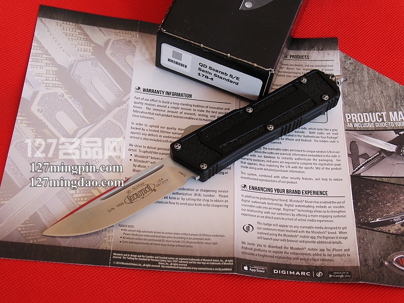 美国微技术MICROTECH 178-4 甲虫单锋全刃直跳