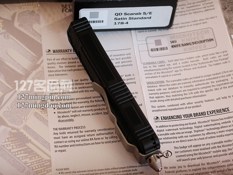 美国微技术MICROTECH 178-4 甲虫单锋全刃直跳