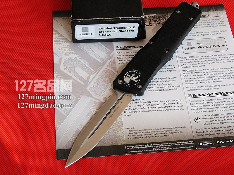 美国微技术 MICROTECH 142-10 战术恐龙双锋直跳