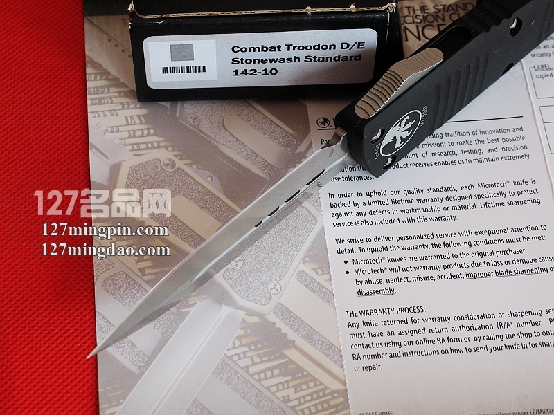 美国微技术 MICROTECH 142-10 战术恐龙双锋直跳