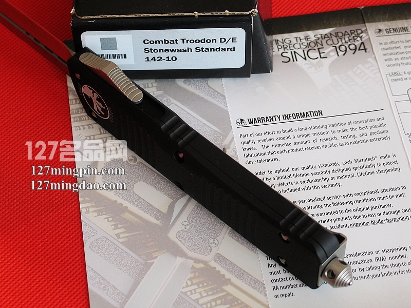 美国微技术 MICROTECH 142-10 战术恐龙双锋直跳