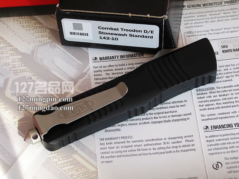 美国微技术 MICROTECH 142-10 战术恐龙双锋直跳