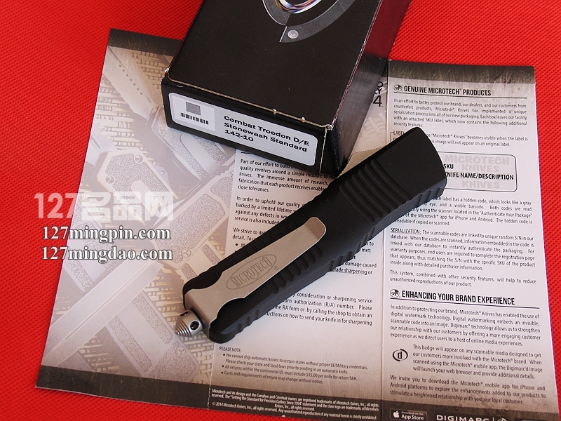 美国微技术 MICROTECH 142-10 战术恐龙双锋直跳
