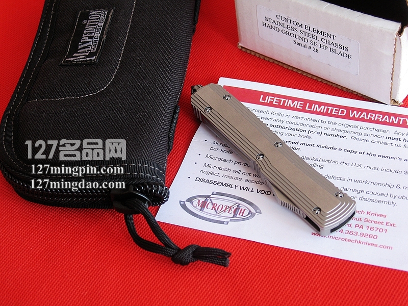 美国微技术MICROTECH HG HP S/E 剑标限量版 全钢直跳