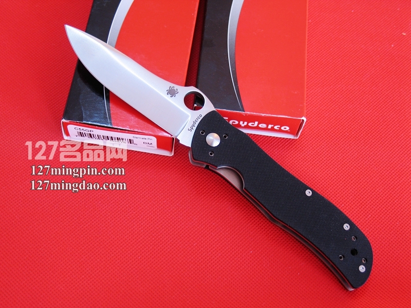 美国蜘蛛 SPYDERCO C55GP G10柄折刀