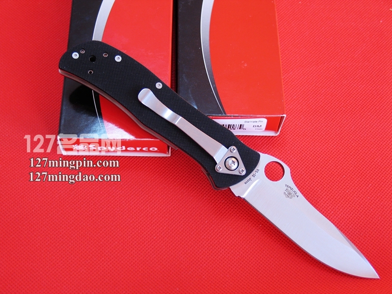 美国蜘蛛 SPYDERCO C55GP G10柄折刀