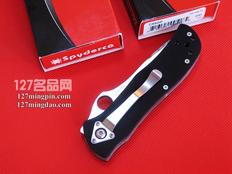 美国蜘蛛 SPYDERCO C55GP G10柄折刀