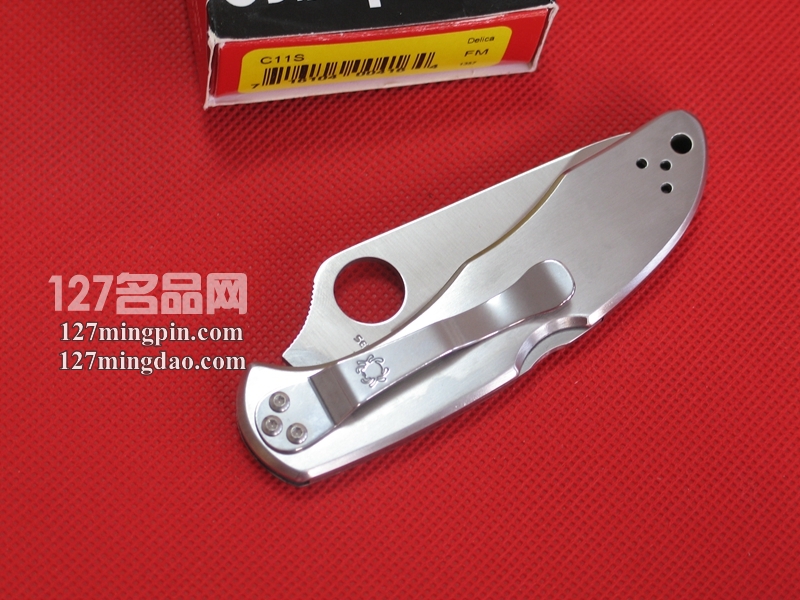 美国蜘蛛SPYDERCO C11S钢柄 127名刀网