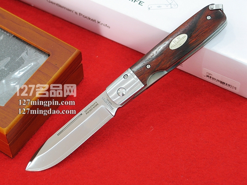 瑞典FK Fallkniven GP 3G黄檀木柄 珍藏版折刀