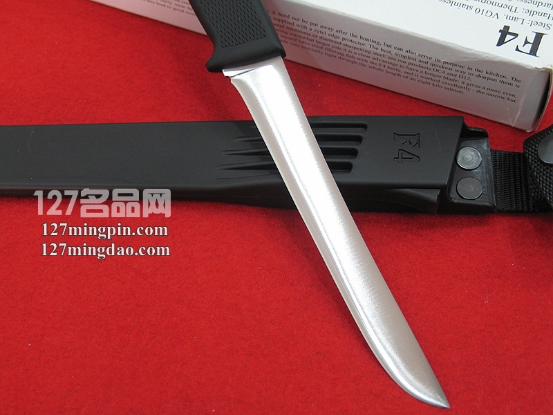 瑞典FK Fallkniven F4 福克尼文钢本色渔刀