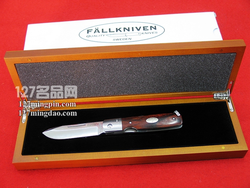 瑞典FK Fallkniven GP 3G黄檀木柄 珍藏版折刀