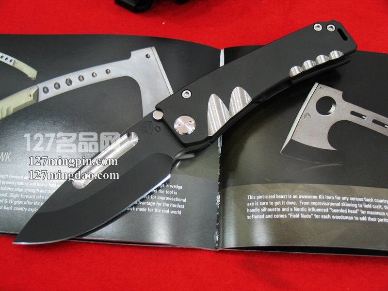 美国MTK MARAUDER 掠夺者 PVD刷槽 特战队手工格斗刀