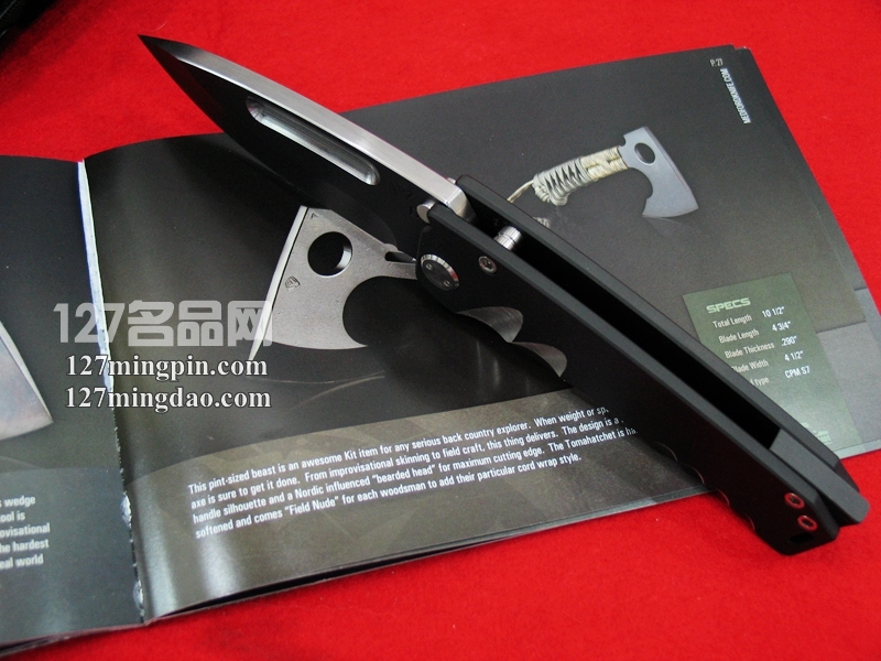 美国MTK MARAUDER 掠夺者 PVD刷槽 特战队手工格斗刀