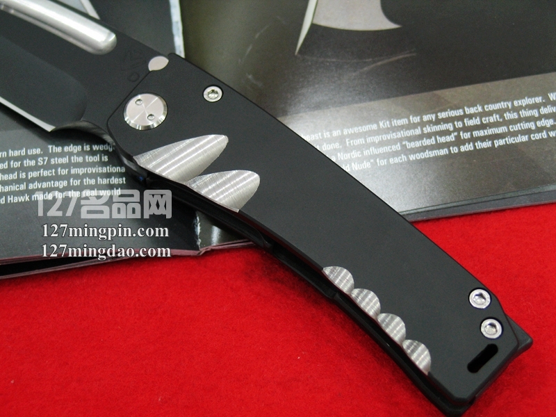 美国MTK MARAUDER 掠夺者 PVD刷槽 特战队手工格斗刀