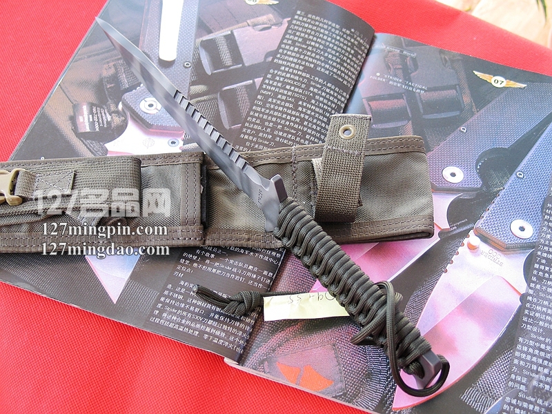 美国挺进者Strider D9-SS 军绿柄战术刀