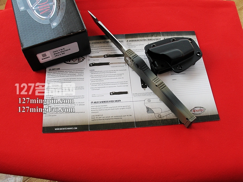  美国微技术MICROTECH 151-1RD 五代军用 迷彩柄强力直弹刀
