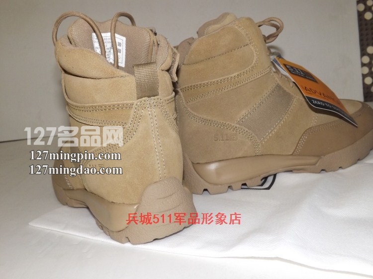 美国正品 5.11 沙漠靴 511勤务靴 拉链透气减震耐磨防 11007
