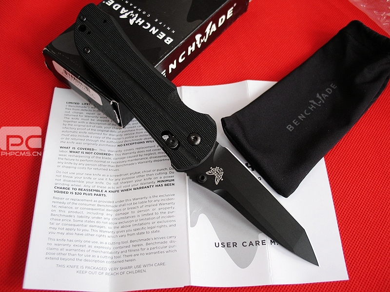 美国蝴蝶Benchmade 909BK 经典版打击者二代