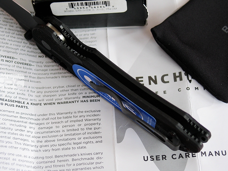 美国蝴蝶Benchmade 909BK 经典版打击者二代