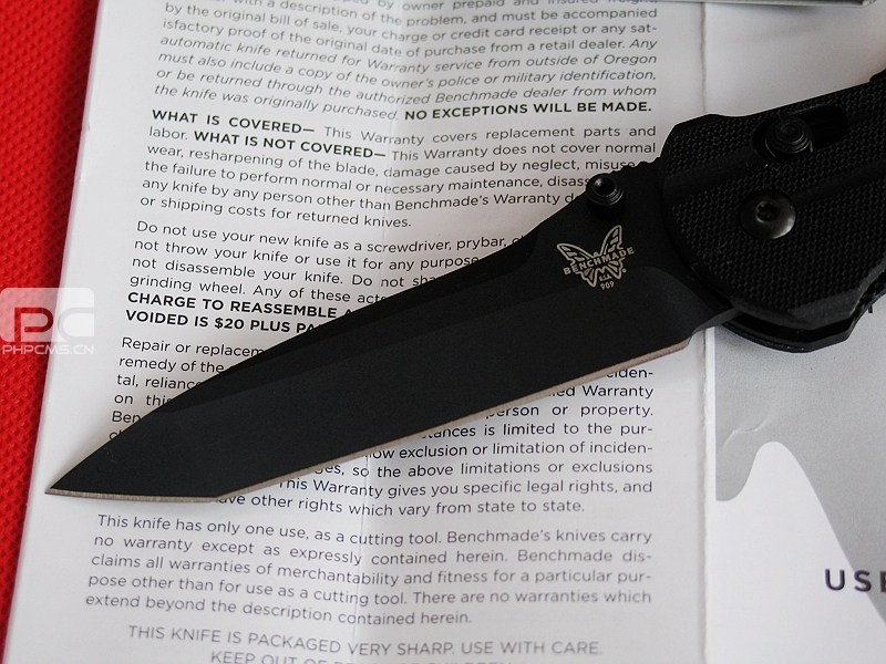 美国蝴蝶Benchmade 909BK 经典版打击者二代
