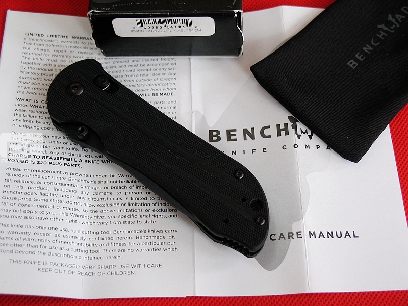美国蝴蝶Benchmade 909BK 经典版打击者二代