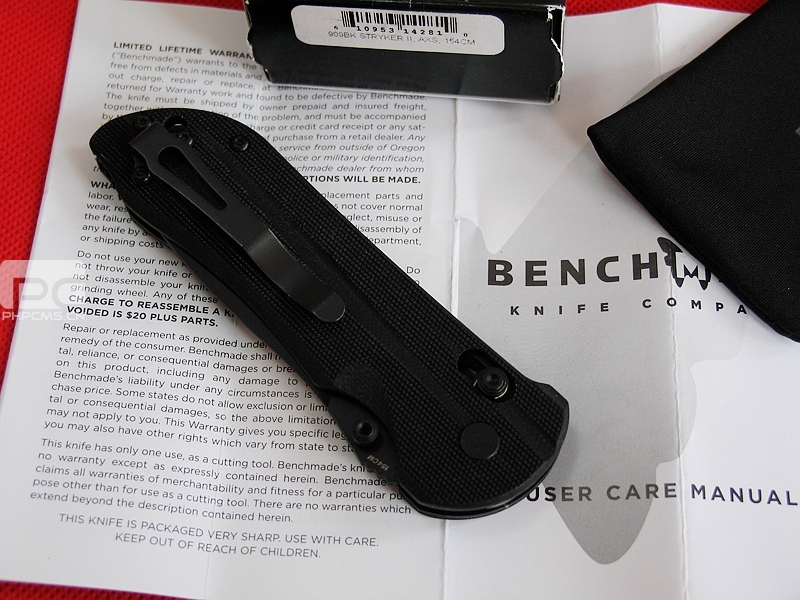 美国蝴蝶Benchmade 909BK 经典版打击者二代