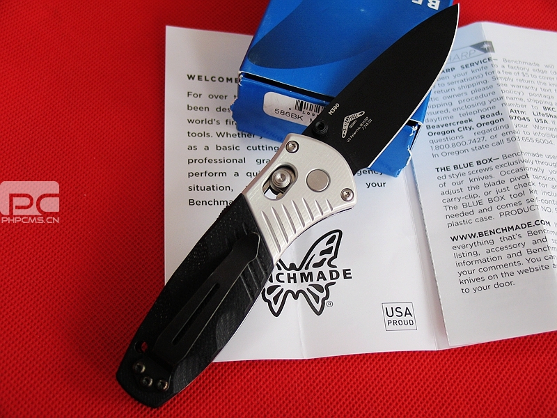 美国蝴蝶 Benchmade 586BK M390钢助力快开刀