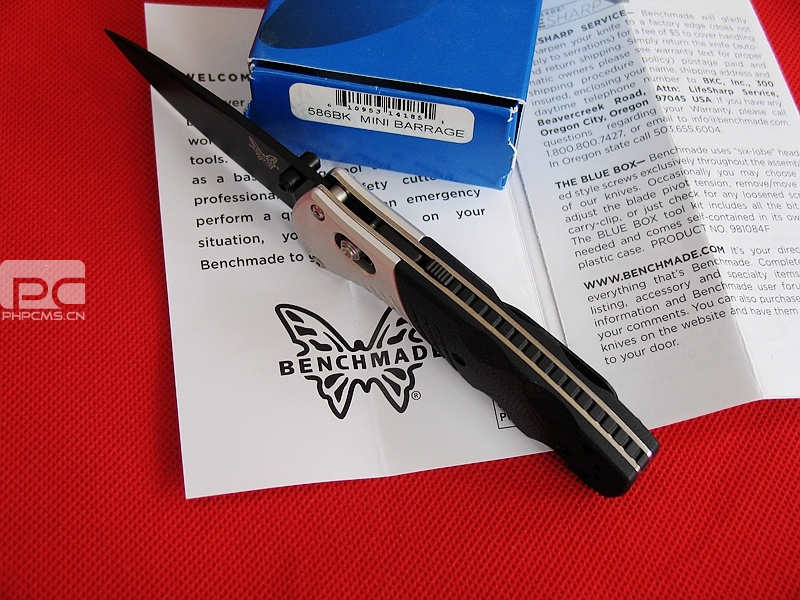 美国蝴蝶 Benchmade 586BK M390钢助力快开刀