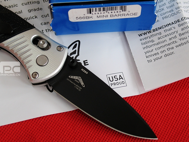 美国蝴蝶 Benchmade 586BK M390钢助力快开刀
