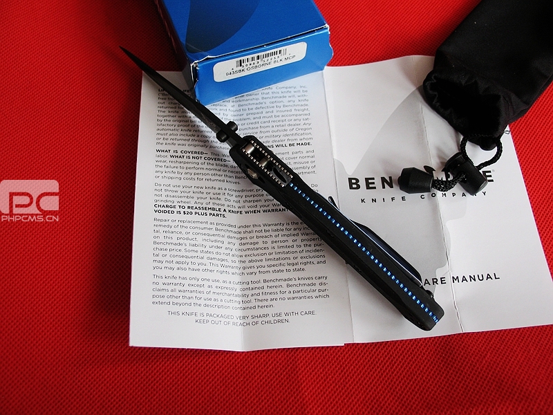 美国蝴蝶Benchmade 943SBK 华伦 半齿经典折刀 