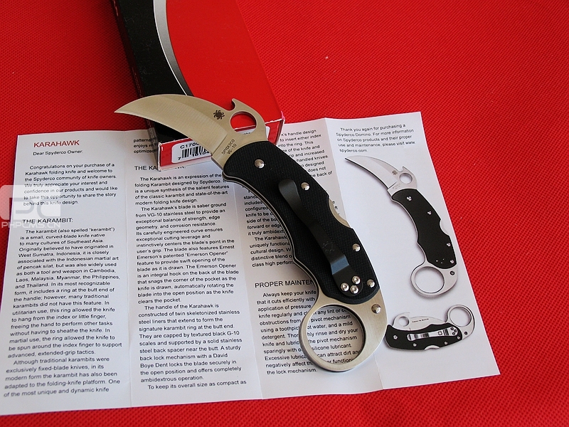 美国蜘蛛 SPYDERCO C170GP 鹰爪格斗刀