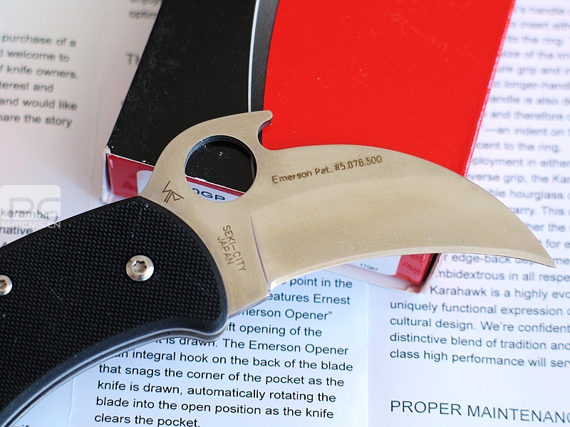 美国蜘蛛 SPYDERCO C170GP 鹰爪格斗刀