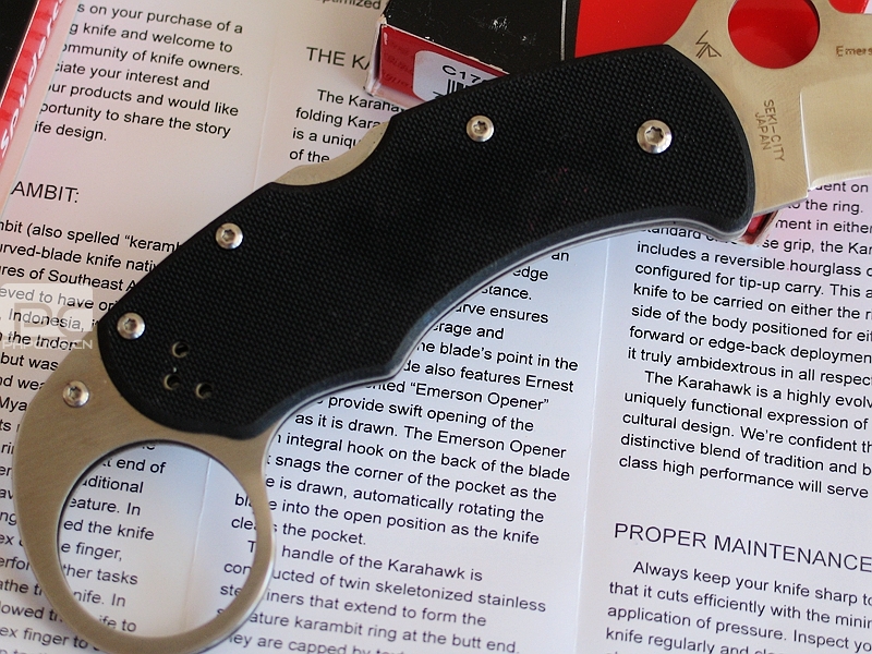 美国蜘蛛 SPYDERCO C170GP 鹰爪格斗刀