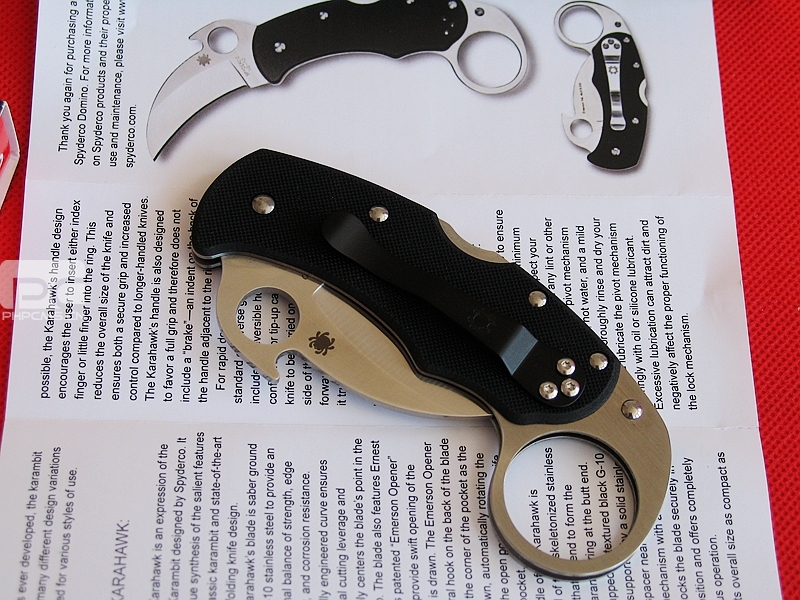 美国蜘蛛 SPYDERCO C170GP 鹰爪格斗刀