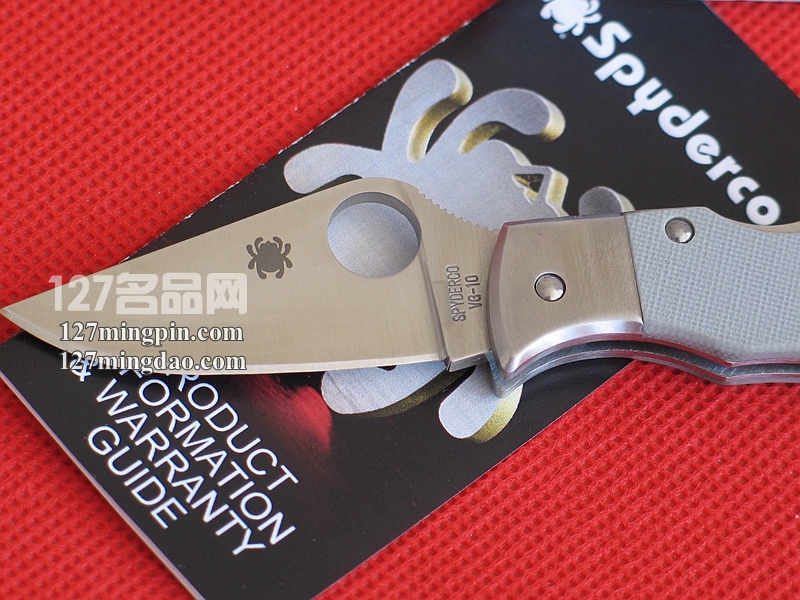 美国蜘蛛 SPYDERCO MGGYP 灰色G-10柄小瓢虫