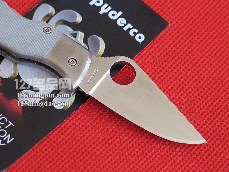 美国蜘蛛 SPYDERCO MGGYP 灰色G-10柄小瓢虫