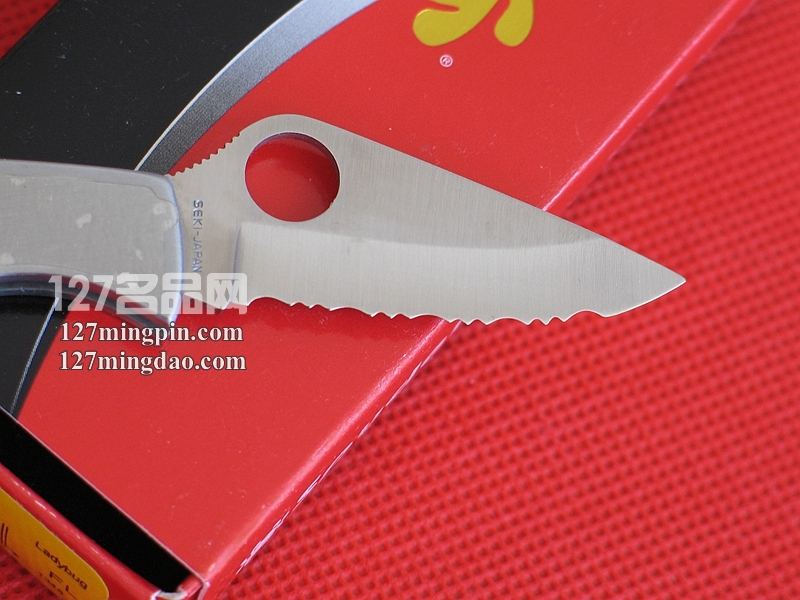 美国蜘蛛SPYDERCO LSSS3 全钢手柄小瓢虫 全齿刃小折刀