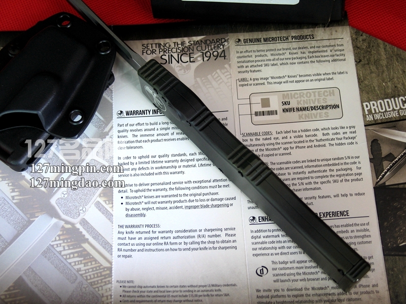 美国微技术MICROTECH 150-1TC 新款美国海军陆战队 五代强力直弹
