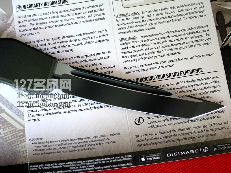 美国微技术MICROTECH 150-1TC 新款美国海军陆战队 五代强力直弹