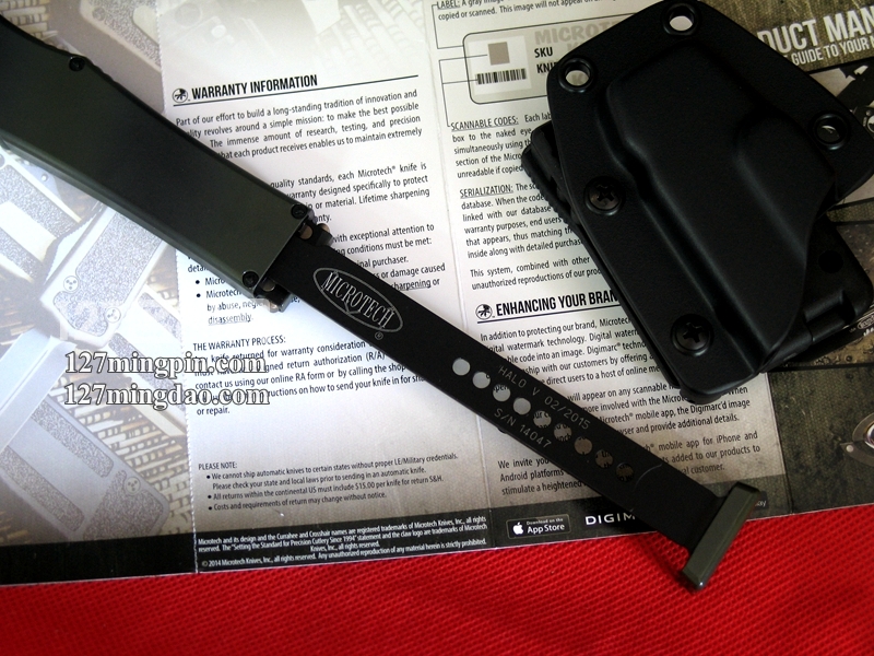 美国微技术MICROTECH 150-1TC 新款美国海军陆战队 五代强力直弹