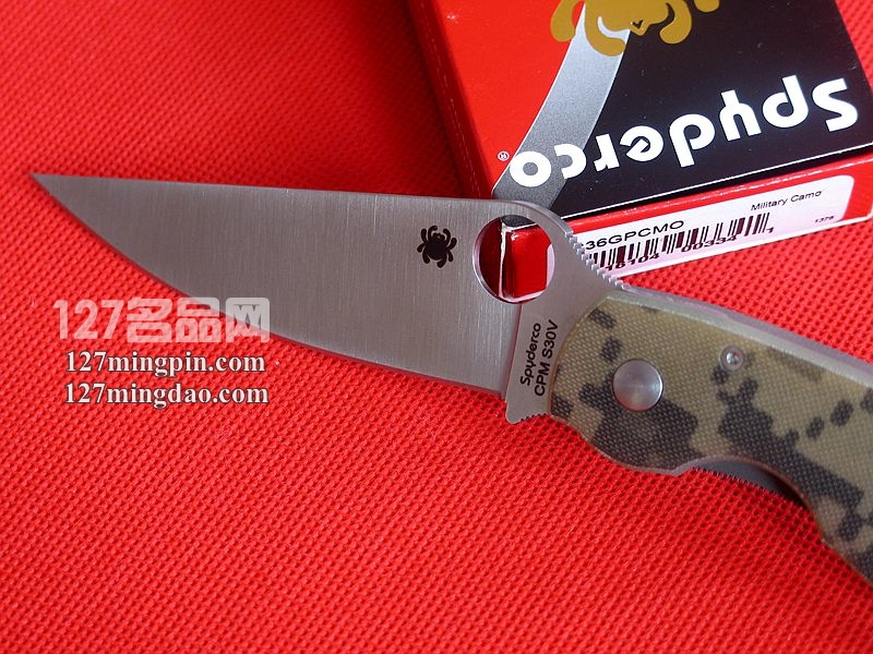 美国蜘蛛SPYDERCO  C36GPCMO  127名刀网