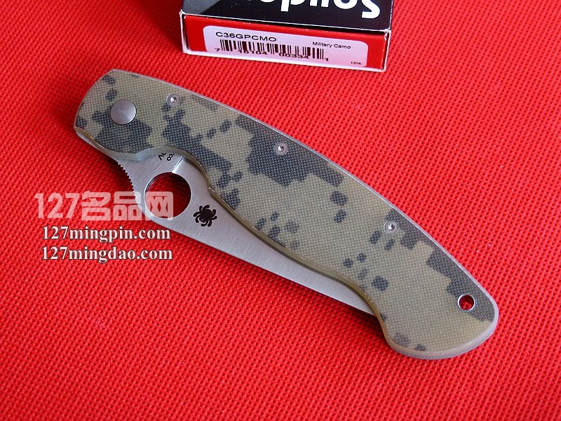 美国蜘蛛SPYDERCO  C36GPCMO  127名刀网