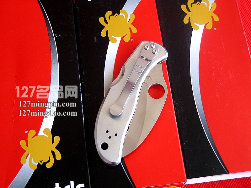 美国蜘蛛SPYDERCO C08S 大角鹰 全齿折刀