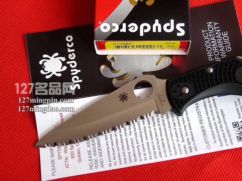 美国蜘蛛SPYDERCO C10SBK 全齿刃