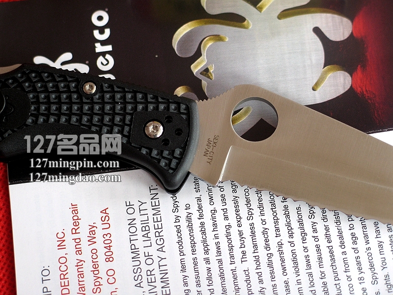 美国蜘蛛SPYDERCO C10SBK 全齿刃