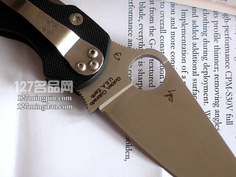 美国蜘蛛SPYDERCO C81GP2 二代美军专用版折刀