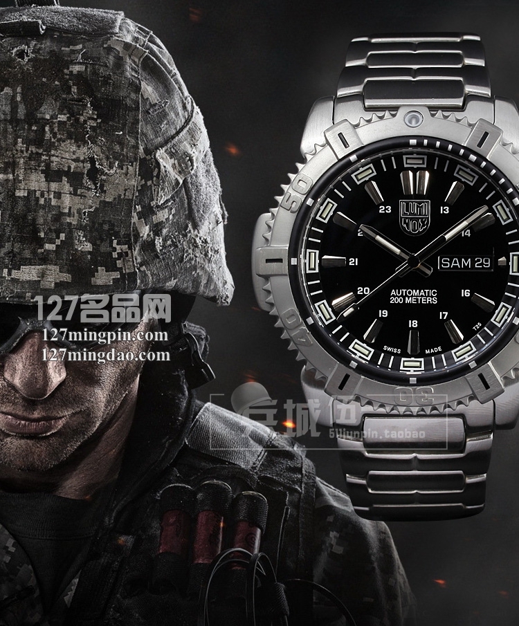 鲁美诺斯Luminox 手表军表 100%瑞士原装进口 6502 雷美诺时