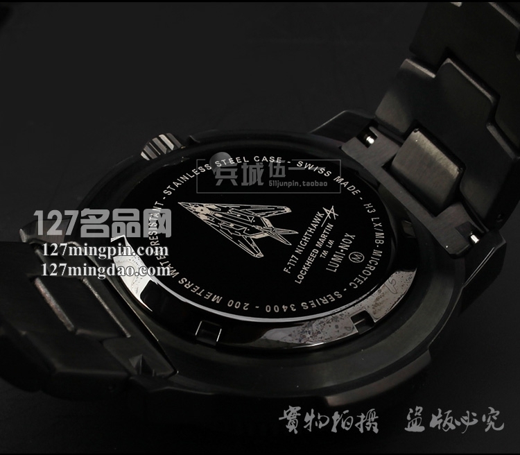 鲁美诺斯Luminox手表军表 100%瑞士原装进口3402雷美诺时F117
