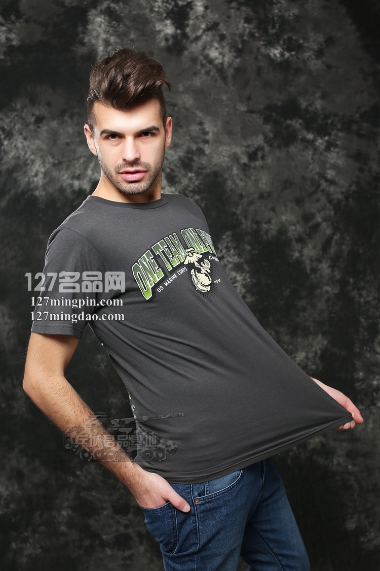 美国正品7.62design男式短袖T恤 个性图案军迷t恤 重拳1466